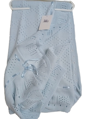 Spanish knitted baby shawl - spanish,