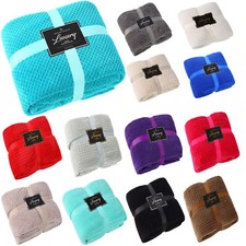 Luxury Popcorn Throws Double &