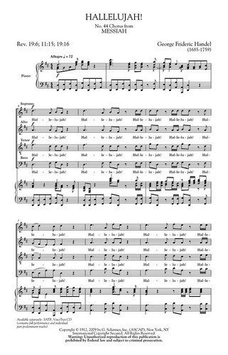 Hallelujah chorus from - hallelujah, (from