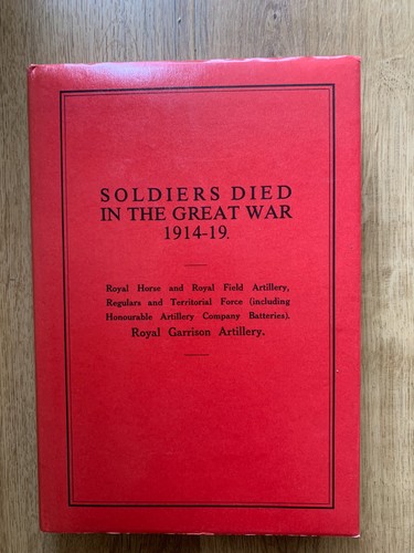 Soldiers died the great war - in,