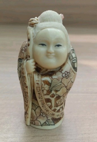 Vintage japanese resin netsuke - vintage,