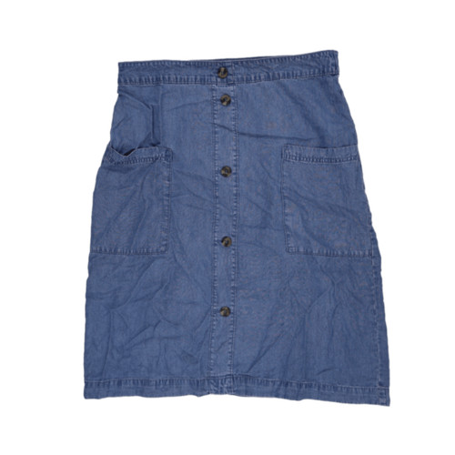 Women blue denim - blue, knee