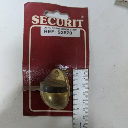 Securit brass oval - brass,