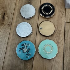 Vintage Powder Compacts Mirrors Stratton Job lot of 6