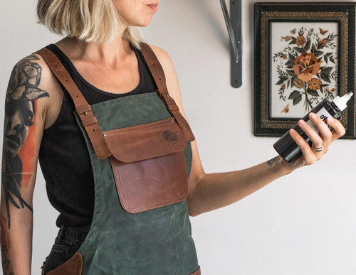 Handmade waxed canvas leather - handmade,