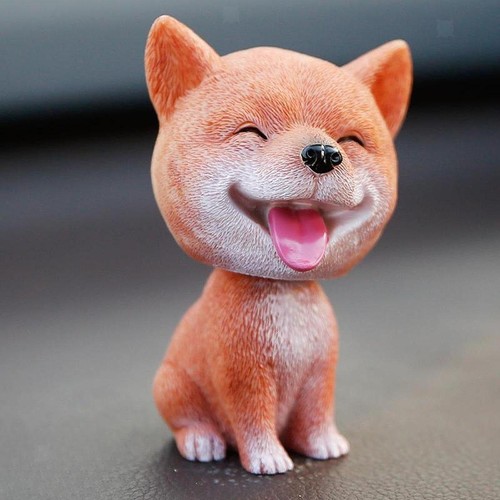 Car dashboard bobblehead - dashboard, dog