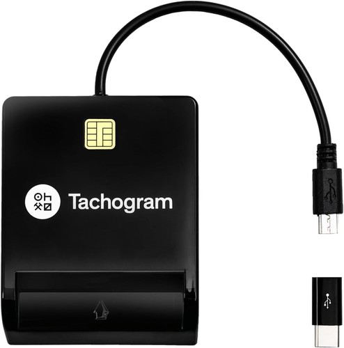 Mobile tachograph card - card, reader
