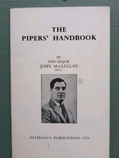 The Pipers Handbook Pipe-Major John MacLellan Highland Bagpipes 