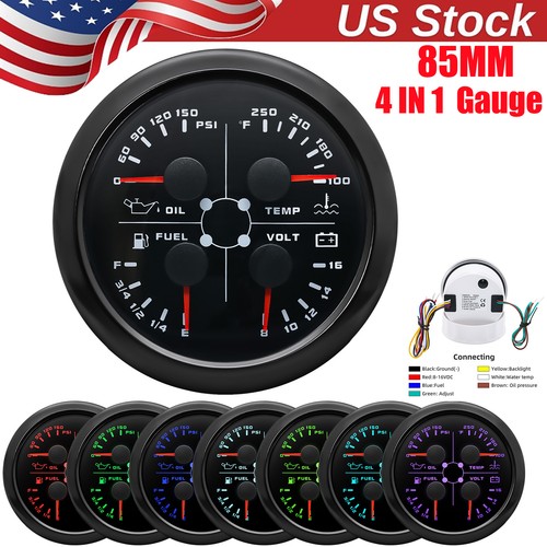 85mm gauge fuel level - in,