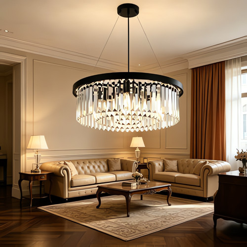 Crystal chandelier large - chandelier,