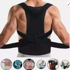 Posture Corrector Back Straightener Lumbar Shoulder Support Belt Body Brace
