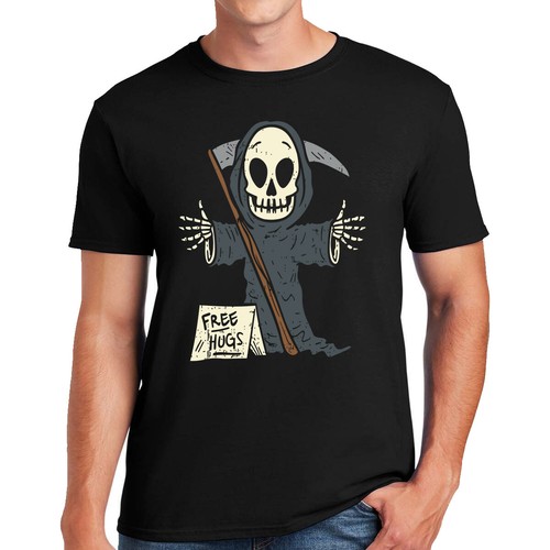 Funny free hugs reaper shirt - funny, t-shirt