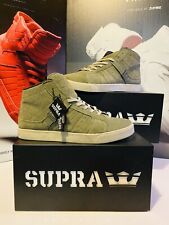 Supra NS Indy Army Suede Sample Sz 9 (Rare) Signature Hi top