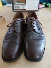 Tresham Shoemaker Mens Grain Leather Brown  Country Shoes  Goodyear Welted  Uk 8