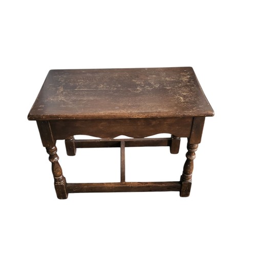 Vintage oak small - vintage, table