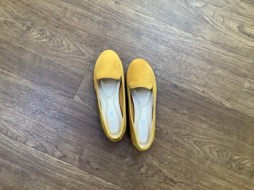 Mustard yellow slip - mustard, on