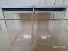 OXO Good Grips POP Container - Big Square Medium 4.2 Litre, White (Pack of 2)