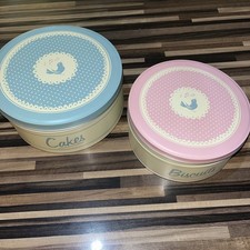 Cake and Biscuits Tins with