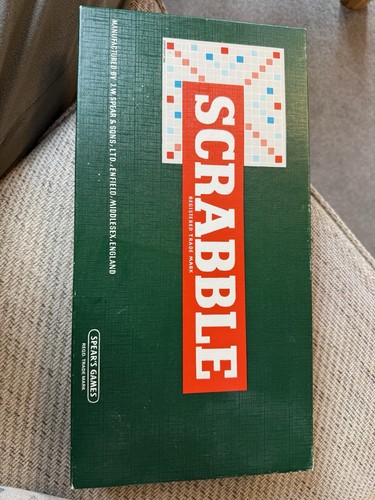Vintage scrabble board game - vintage,