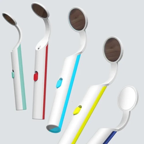 Dental mirror with - mirror,