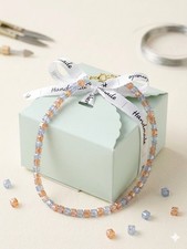 Hand made beaded necklace - beaded,