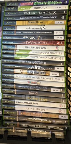 Original xbox games choose - xbox,