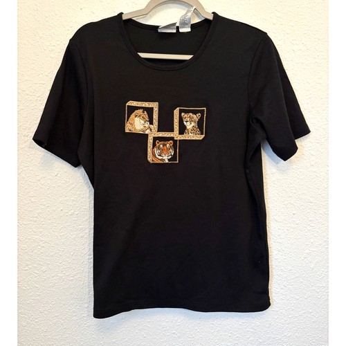 Vintage jungle cat shirt - vintage,