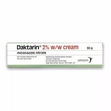 Daktarin 2% Antifungal Cream (Miconazole Nitrate) 30g - Athlete's Foot, Thrush