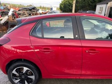 VAUXHALL CORSA-E DOOR BARE REAR RIGHT RED 2020-2024