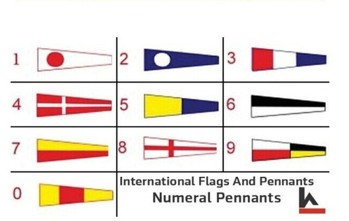 Pennant numeral number - pennant, marine