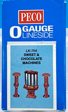 Peco LK-754 - O Gauge Lineside - White Metal Sweet & Chocolate Vending Machines