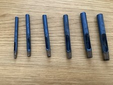 6pc Hole Punch Set For paper Gaskets Leather Rubber Etc