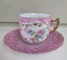 Antique german pottery pink - antique,