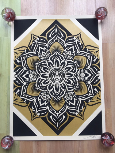 Shepard fairey signed - shepard, limited