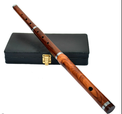 Brown irish flute - flute, rosewood
