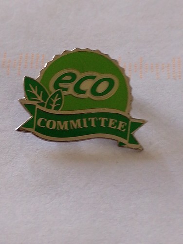 Eco committee enamel pin - committee,