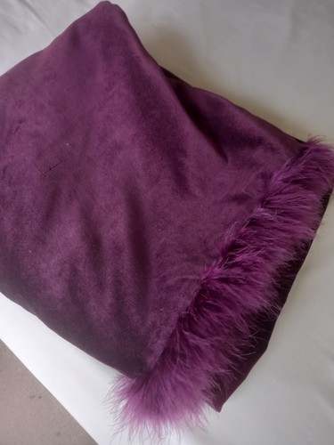 Vintage purple feather - , trim