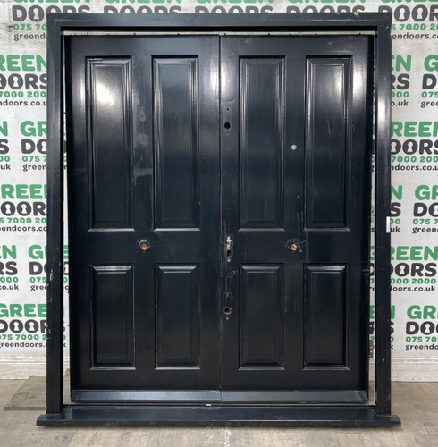 Double french front doors - french,