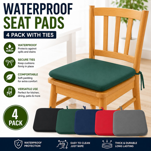 Waterproof seat pads pack - 4,