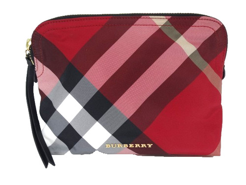 New burberry nova check pouch - burberry,