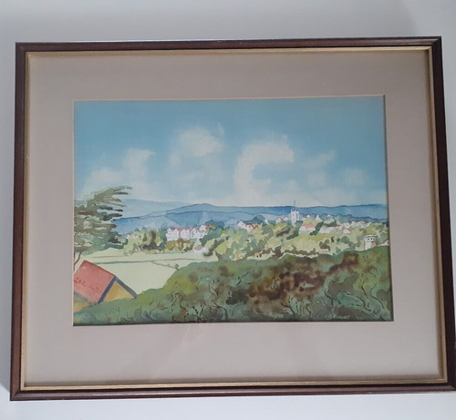 Original landscape watercolour - original,