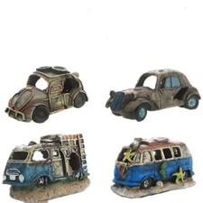 Car Wreck Aquarium Decoration