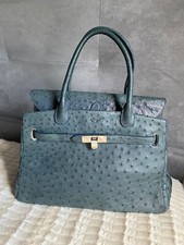 Asprey exotic leather bag. 