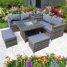 Rattan fire pit - fire, wicker