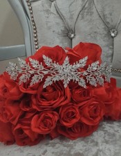 Linzi Jay wedding hairpiece