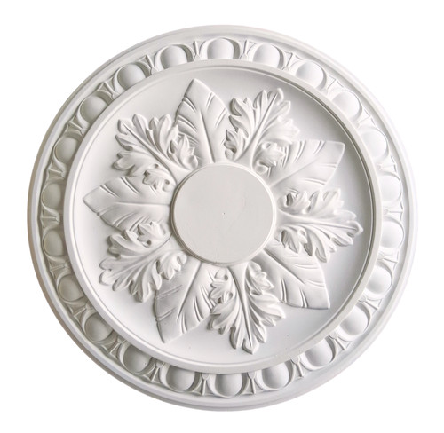Plaster ceiling rose with - , egg