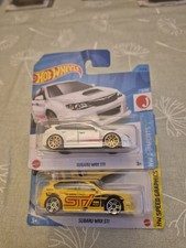 Hot Wheels 2 X Subaru WRX STI