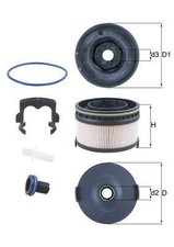 568kit fuel filter knecht - kx,