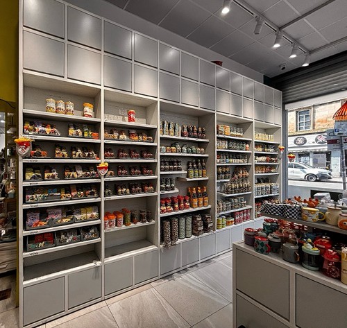 Retail shop slatwall - retail, wall