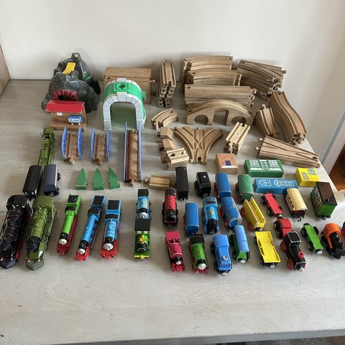 Brio wooden train track set - wooden,